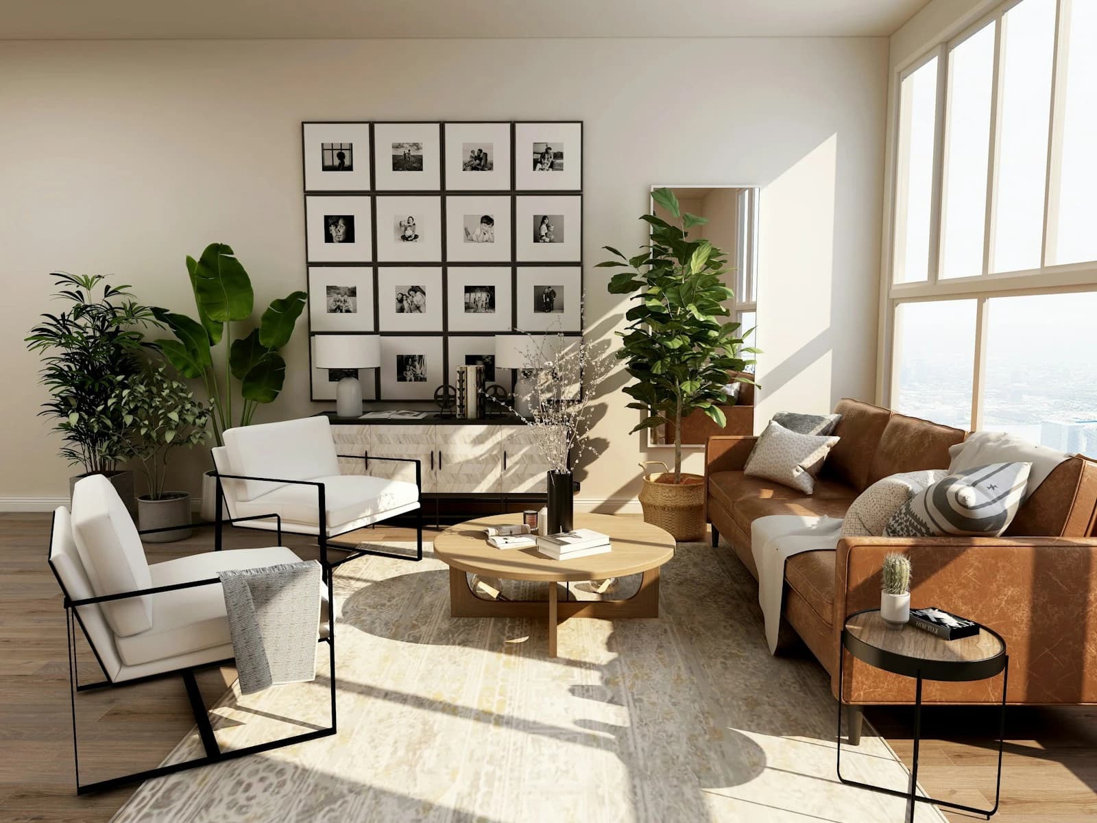Contemporary Living Space — sample photography